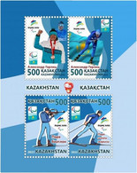 Kazakhstan 2022.Winter Paralympics 2022 In Beijing. Souvenir Sheet. NEW!!! - Inverno 2022 : Pechino