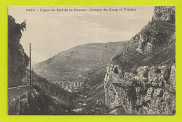 Ligne Chemin De Fer Du Sud De La France N°3224 Gorges Du Loup Et Viaduc VOIR DOS Carte écrite Le 21 Février 1919 - Ouvrages D'Art