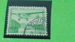 JAPONYA-1929 16 SEN DAMGALI UÇAK - Used Stamps