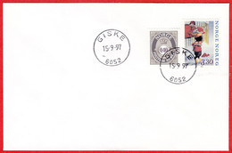 NORWAY -  6052 GISKE (Møre & Romsdal County) - Last Day/postoffice Closed On 1997.09.15 - Local Post Stamps