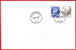 NORWAY - 6716  HUSEVÅG (Sogn & Fj. County) = Vestland From Jan.1 2020 - Last Day/postoffice Closed On 1997.11.25 - Local Post Stamps