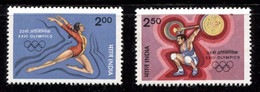 India 1984 23rd XXIII OLYMPIC GAMES 2v MNH As Per Scan - Otros & Sin Clasificación