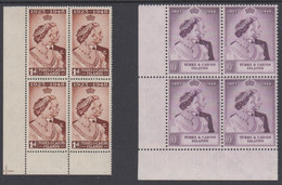 1948. TURKS & CAICOS ISLANDS. King Georg VI. SILVERWEDDING. Complete Set With 2 Stamps Bo... (Michel 134-135) - JF526793 - Turks & Caicos (I. Turques Et Caïques)