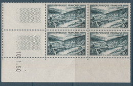 N° 842A VALLEE DE LA MEUSE EN COIN DATE DU 10/01/50 ** - 1950-1959