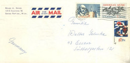 UNITED STATES - 1964- STAMPS COVER TO GERMANY. - 1961-80