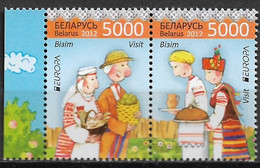 BELARUS BIELORUSSIE WEISSRUSSLAND EUROPA CEPT 2012 Serie/set, Neuf/mint/ungestemp. - 2012