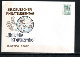 Berlin 1988: PU 139/5:  Umschlag      (B010) - Privé Briefomslagen - Ongebruikt