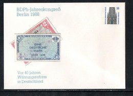 Berlin 1988: PU 136/10:  Umschlag      (B010) - Enveloppes Privées - Neuves