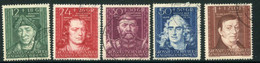 GENERAL GOVERNMENT 1944 Cultural Personalities  Used   Michel 120-24 - Algemene Overheid