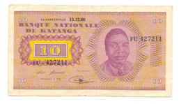 Katanga 10 Francs 1960 (15.12.1960) - Zaïre