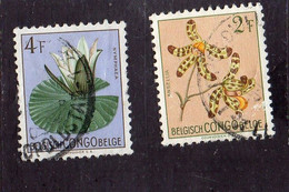 1952 Congo Belga - Fiori - Oblitérés