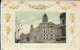 LONDON, Whitehall, New War Office (Publisher - Celoidchrom Series, GD & DL) Date - Early 1900's, Used - Whitehall