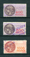 TIMBRE FISCAL  :  N° 50 - 51 - 52  (Cote : 98,00 Euros) - Sellos