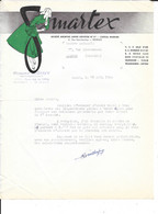 Courrier De Robert Doidy à Madame Guignard, Dieuze (Moselle) Smartex, Société André Lepoutre à Roubaix 1959 - 1950 - ...