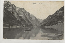 Glarus Ou Glaris (Suisse, Glaris) : Bootsfahrt Auf Dem Klönthalersee Im 1913 (lebendig) PF. - Autres & Non Classés