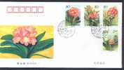 CHINE 2000/24FDCb Fleur: Clivia - 2000-2009