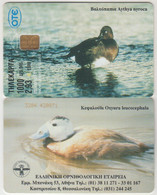 GREECE - Ferruginous Duck ,X1122, 2,93 € , Tirage 250.000, 05/01, Used - Grèce