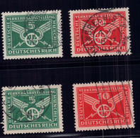 Deutsches Reich Michel Nummer 370 + 371 X + Y Gestempelt - Other & Unclassified