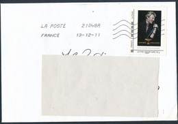 France-IDTimbres - Johnny Hallyday 66 - YT IDT 13 Sur Lettre Du 12-12-2011 - Cartas & Documentos