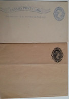 CANADA -  2 Entiers Différents Neufs - 1 Carte Postale Et Une Bande Journal - 1860-1899 Regering Van Victoria
