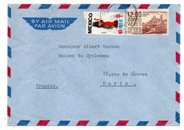 Mexique  -1969 - Lettre  MEXICO  Pour PARIS (France) - Tps Divers   Sur Lettre.. .  . - Messico