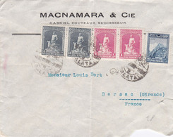 TURCHIA  -  BUSTA  - MACNAMARA E CIE - V.G PER GIRONDE - FRANCE - Lettres & Documents