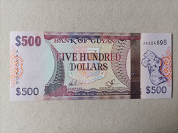 Billete De Guyana De 500 Dólares, Año 2011, Uncirculated - Guyana