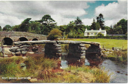 POST BRIDGE, DARTMOOR, DEVON, ENGLAND. UNUSED POSTCARD   Ty7 - Dartmoor