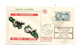 WALLIS ET FUTUNA ENVELOPPE 1er JOUR ANNÉE 1958 - Covers & Documents