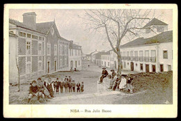 NISA - Rua Julio Basso. ( Ed. Camara Municipal De Nisa) Carte Postale - Portalegre