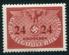 GENERAL GOVERNMENT 1940 Official Large Format 24 Gr. MNH / **.   Michel Dienst  6 - Algemene Overheid