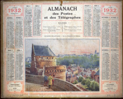 ALMANACH DES POSTES ET DES TELEGRAPHES De 1932 - Formato Grande : 1921-40