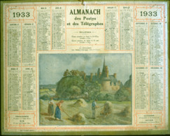 ALMANACH DES POSTES ET DES TELEGRAPHES De 1933 - Big : 1921-40