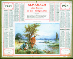 ALMANACH DES POSTES ET DES TELEGRAPHES De 1934 - Formato Grande : 1921-40