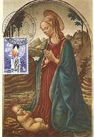 Belgium & Maximum Card,Adorazione Di Gesù Botticino, Noel, Ledeberg 1968 (1382) - 1961-1970