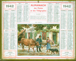 ALMANACH DES POSTES ET DES TELEGRAPHES De 1942 - Grand Format : 1941-60