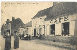 72    PONT - DE - GENNES    CENTRE  DE  LA  RUE  PRINCIPALE - Sonstige & Ohne Zuordnung