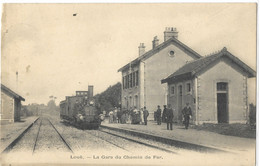 72    LOUE  LA  GARE  DU  CHEMIN  DE  FER - Loue