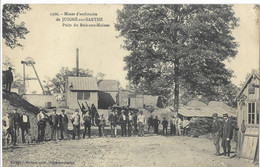 72    JUIGNE - SUR - SARTHE  MINES  D' ANTHRACITE  DE JUIGNE SUR SARTHE  PUITS  DU  BOIS - AUX - MOINES - Autres & Non Classés