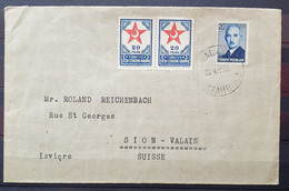 12 - 22 /  Turquie  Sur Lettre à Destination De Sion - Valais - Suisse - Storia Postale