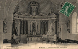 N°101894 -cpa Herbault -intérieur De L'église- - Herbault