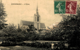 N°101898 -cpa Donnemarie -l'église- - Donnemarie Dontilly