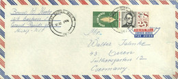UNITED STATES - 1963 - STAMPS COVER TO GERMANY - 1961-80