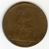 Grande-Bretagne Great Britain 1 Penny 1885 KM 755 - D. 1 Penny