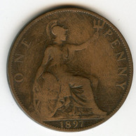 Grande-Bretagne Great Britain 1 Penny 1897 KM 790 - D. 1 Penny
