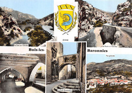 CPSM 26 BUIS LES BARONNIES MULTI VUES    Grand Format  15 X 10,5 Cm - Buis-les-Baronnies