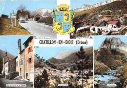 CPSM 26 CHATILLON EN DIOIS MULTI VUES  Grand Format  15 X 10,5 Cm - Châtillon-en-Diois