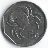 MM492 - MALTA - 5 CENTS 1991 - Malte