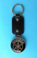 YAMAHA Motorcycle - Beautifull Vintage Leather Keychain * Motor Bike Moto Motorcycling Motocyclisme Porte-clef Keyring - Motos