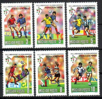 1990 HUNGARY - ITALIA '90 FIFA WORLD CUP FOOTBALL  MNH 4087 / 4092 - 1990 – Italie